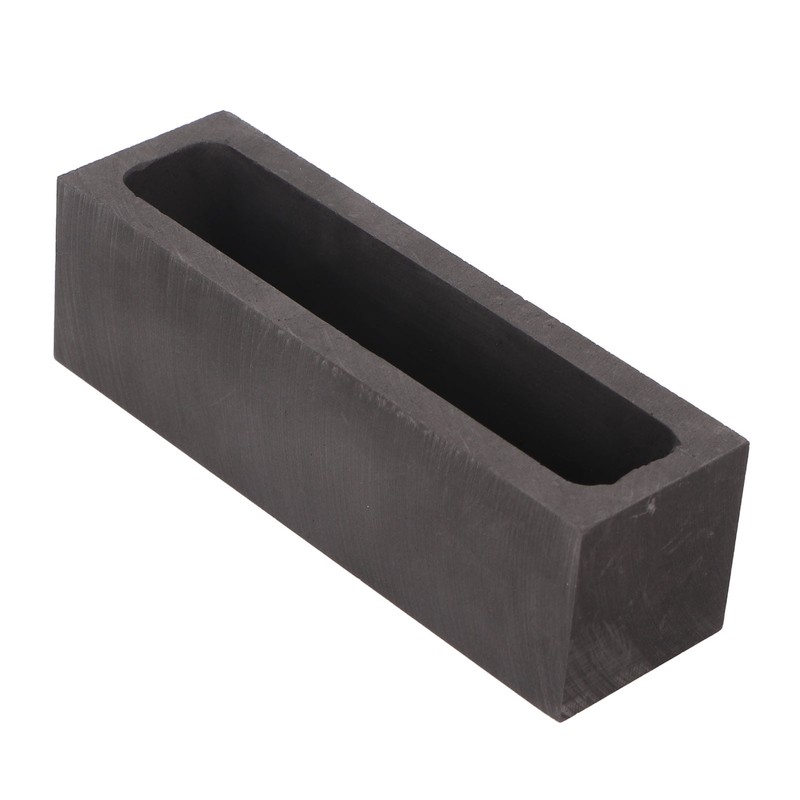 Graphite Ingot Mold Rectangular High Thermal Stability Metal Graphite Crucible