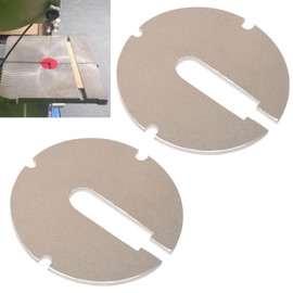 (Pack of 2) 426-02-063-0001 426-02-063-0002 Table Inserts (Diameter: 2.5 in, Thickness: 0.1 in) Compatible With Delta 14 Part/Rockwell 14" Band saws and 24" Scroll saws