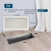 Fits 6x12 and 12x6 Duct Opening | Floor Register with