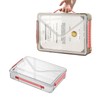 Cylogia Clear A4 Storage File Box Moisture-Proof Portable Plastic PET