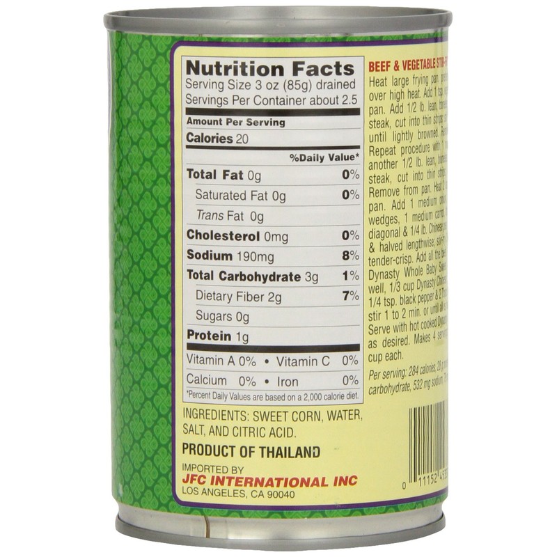 Dynasty Corn Baby 15-Ounce (Pack of 12)