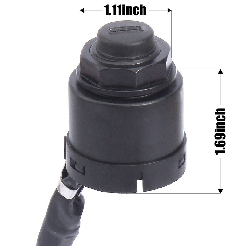 LIYYDS Ignition Key Switch Compatible with EZGO Kawasaki Mule 600