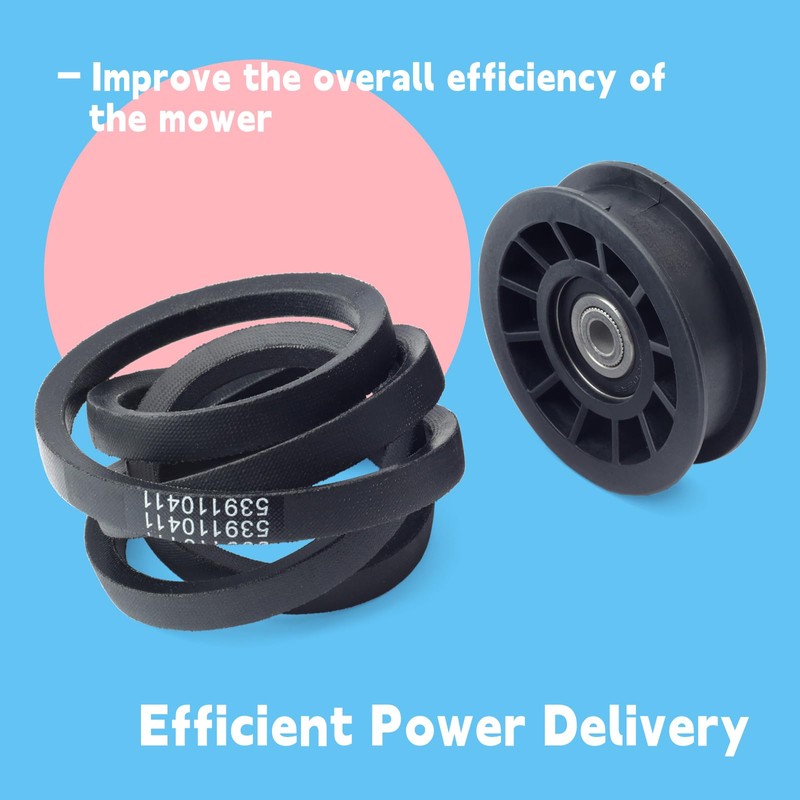 GLOXTED 539110311 & 539110411 Drive Idler Pulley and Belt Kit