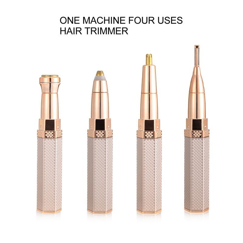 Electric Eyebrow Trimmer Waterproof Lightweight 4 in 1 Body Hair