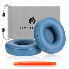 Replacement Earpads Cushion, Ear Pads Cover for Beats Solo 4 On Ear Headphones by Dr. Dre 1 Pair (Blue)