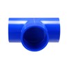 sourcing map 50mm Slip Tee PVC Pipe Fitting T-Shaped Coupling