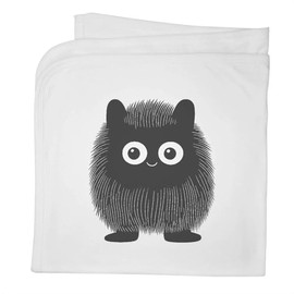 Azeeda 'Cute Monster' Cotton Baby Blanket/Shawl (BY00039887)