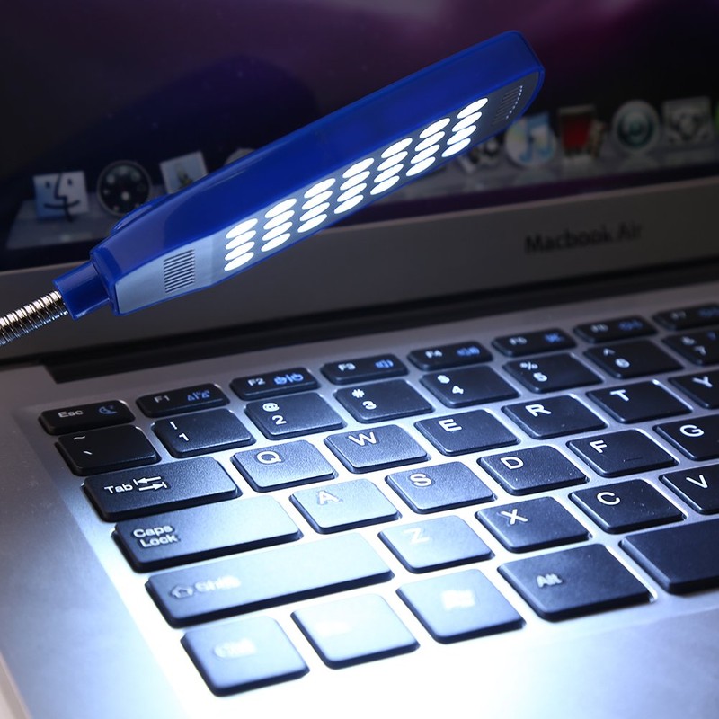 USB LED Luz Mini 28 LED Lámpara de lectura portátil