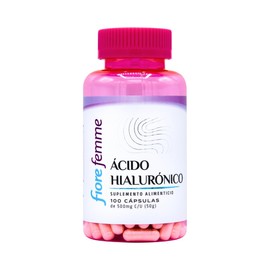 Ácido Hialurónico, 100 Cápsulas, Suplemento Alimenticio para la Piel, Articulaciones y Bienestar Femenino