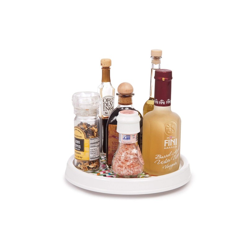 French Bull Lazy Susan Round Rotating Melamine Kitchen Pantry Cabinet