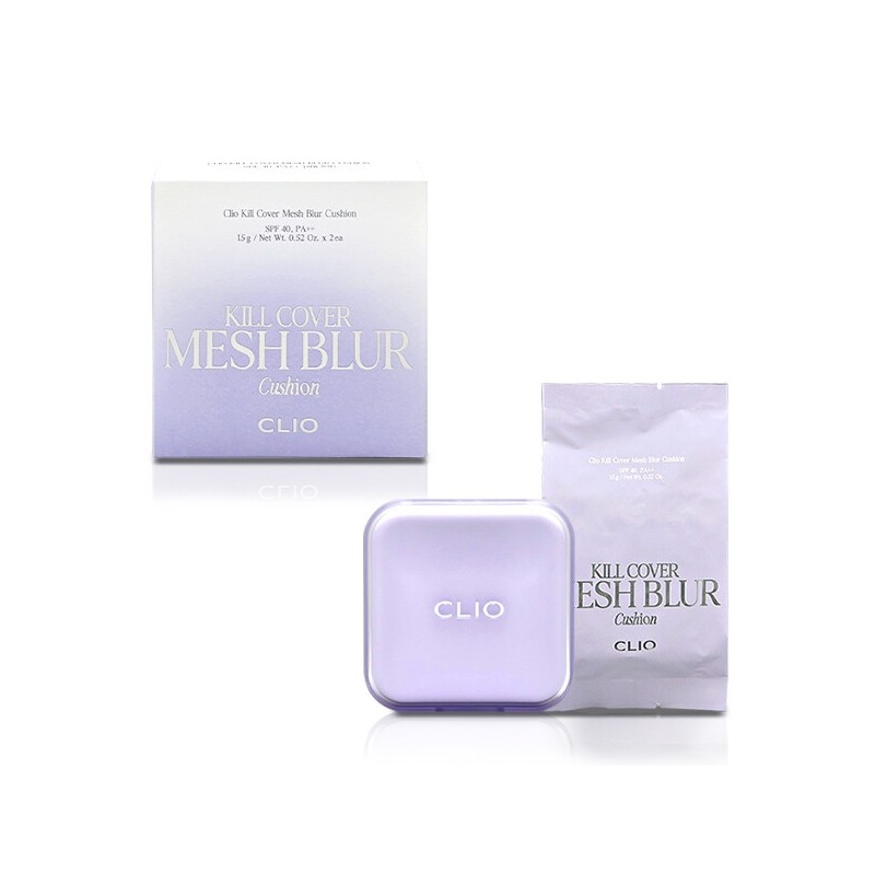 Clio Kill Cover Mesh Blur Cushion (main product + refill)