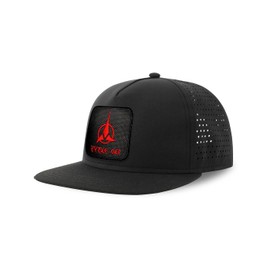Forge Bros Klingons Streetwear Hat with Flat Visor Embroidered Patch Black