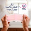 Veet Leg and Body Hair Remover Cold Wax Strips, 40