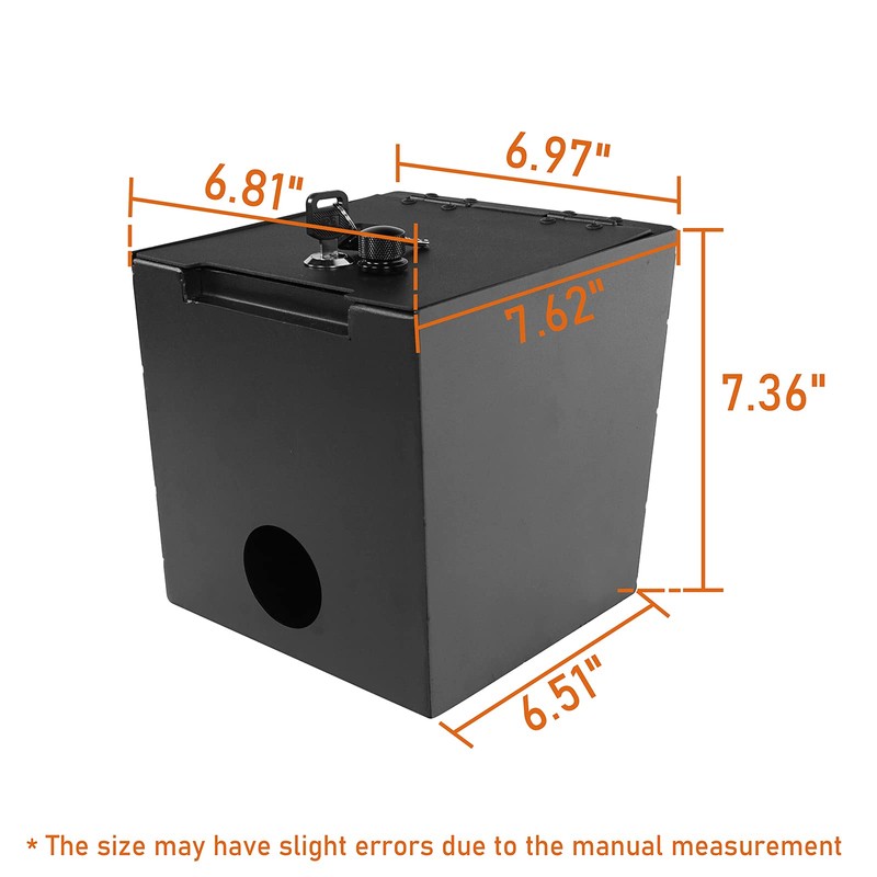 u-Box Tacoma Center Console Safe Lockbox Insert Lock Vault Box