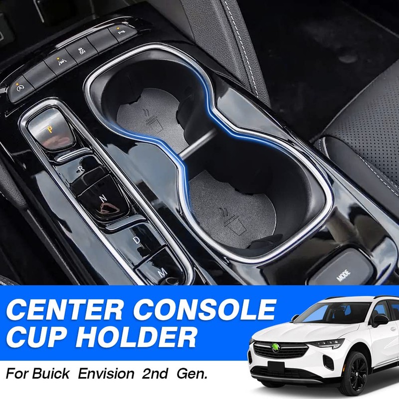 Autorder Center Console Cup Holder Insert for Buick Envision 2021