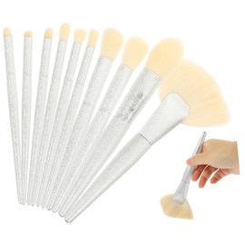 Healeved Makeup Brush Set for Women Eyeshadow Blending Lip Mermaid Design Soft Silky Professional Makeup Tools