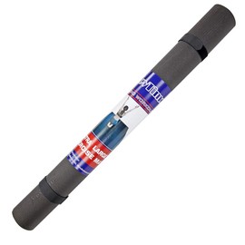 RevTime Extra Large Exercise Mat 6 x 6 feet (72" x 72" x 1/4"+) 7 mm Thick & High Density Mat for Home Cardio and Yoga Workouts, Durable Gym Mat, Black