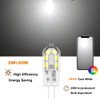 Zcexhph G4 LED Bulb, 2 W Bulb Replaces 20 W,