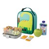 PackIt®️ Freezable Playtime Lunch Box, Dinosaur, Built with ECOFREEZE® Technology,