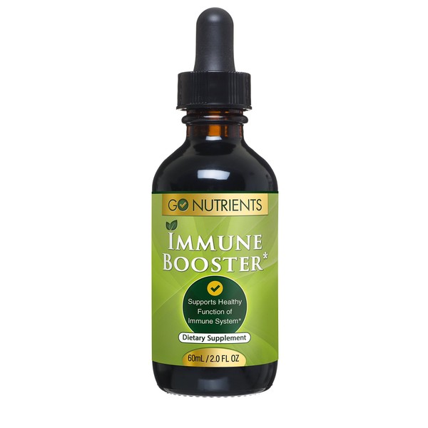 Immune Booster with Echinacea and Goldenseal - Stimulate & Support Your Immune System Naturally - Large 2 oz