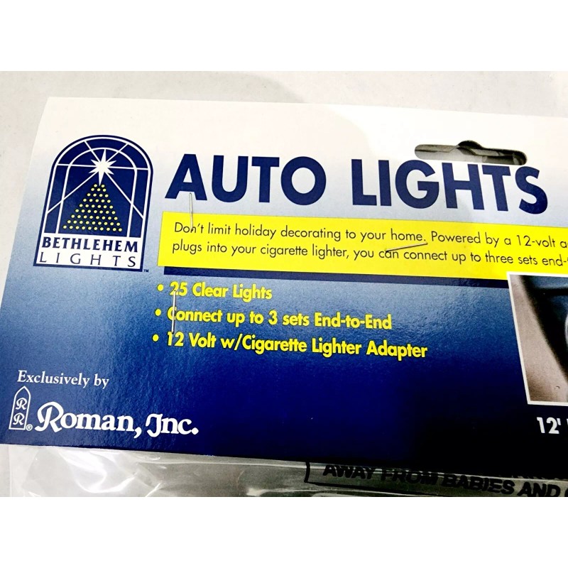 Bethlehem Lights Case of 24- Bethlehem Lights 12V Auto/ Car