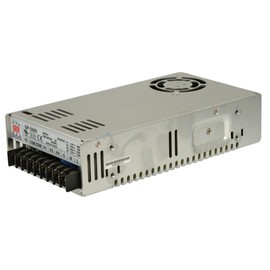 Mean Well QP-320D Enclosed Switching AC-to-DC Power Supply, Quad Output, 316W, 4A, 2.0" H x 4.5" W x 8.5" L