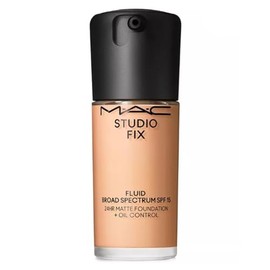MAC M.A.C Cosmetics Studio Fix Fluid Broad Spectrum SPF 15 Foundation - N6.5 (Peachy Beige) - 1 fl oz / 30 mL