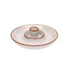 Sintra Glazed Terracotta Olive Dish - Stone