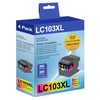 LC103 High Yield Ink Cartridges Replacement for Brother LC103XL LC101