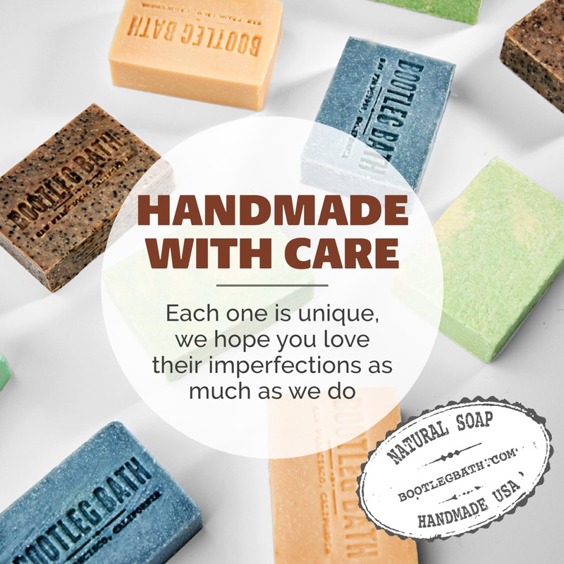 BOOTLEG BATH Bath Bar Soaps, 4.4 Oz. Each, Variety 5