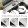 Faucet Mat for Kitchen Sink - Super Absorbent Diatomite Fast