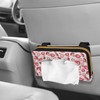Mumeson Car Tissue Holder Auto Visor Tissue Napkin Case Strawberry