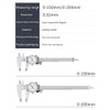 Haptufer 0-200Mm Metric Gauge Measuring Tool Dial Vernier Caliper Shock-Proof
