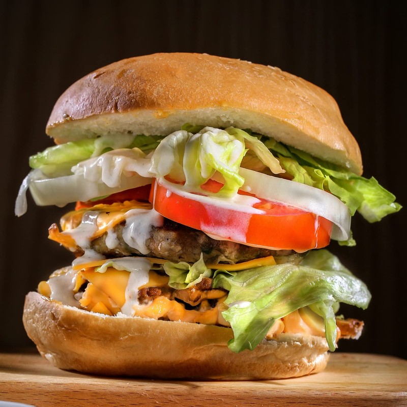 GORANDO Burger Press - Patty Press for Homemade Burgers (Aluminium)
