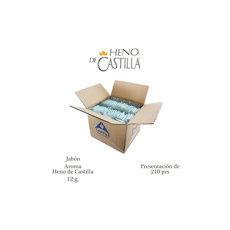 Jabón 12 g, Heno de Castilla, Amenidades Hoteleras, 210 unidades