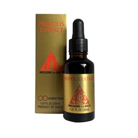 Terao Shosha Megumi Bee Propolis Made by Green Propolis Discerns, Raw Solution, Made in Brazil, High Concentration, Liquid Extract, 1.0 fl oz (30 ml), 1 Bottle