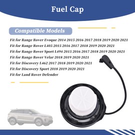 Getfarway LR178173 Fuel Cap Fit for Range Rover Evoque 2014-2021 / Range Rover Sport 2015-2021 / Velar 2018-2021 / Discovery Sport 2017-2021 Land Rover Defender Replace LR138720 Fuel Tank Filler