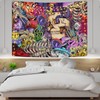 Skull Tapestry Mushroom Tapestry Skeleton Tapestry Aesthetic Tapestry Colorful Tapestry