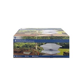 Boston Harbor Solar POSTCAP Light White 4PK 26086