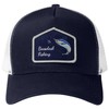 BASSDASH Trucker Hat Embroidered Patch Adjustable Baseball Cap Mesh Back