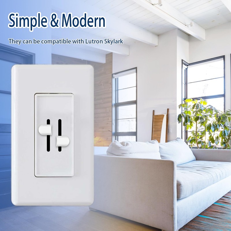 6Pcs Dimmer Switch Knob for Lutron Skylark Fan Control, PETG