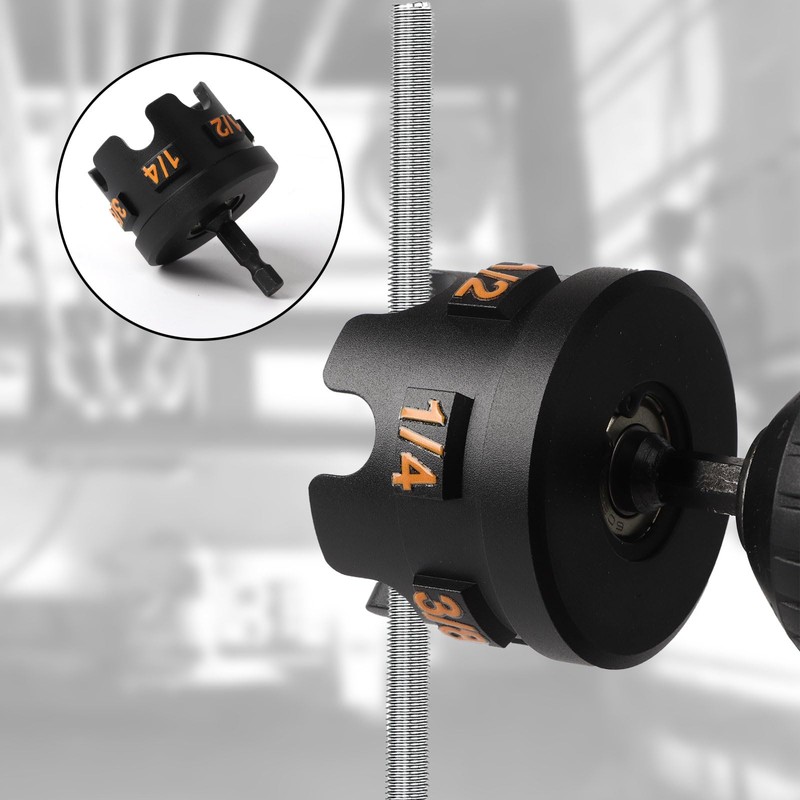 Nut Zipper Drill Attachment for Fast Nut and Bolt Removal,