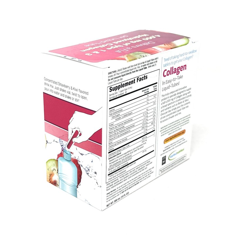 Applied Nutrition Liquid Collagen Drink Mix 4000 mg, 30 Tubes