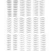 Yesallwas 9 Sheets 4D Hair-like Black Eyebrow Tattoo Sticker False