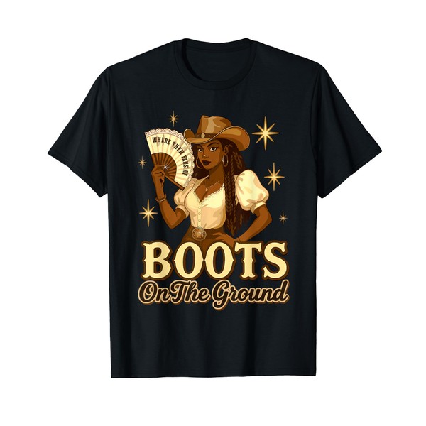 Boots On The Ground Juneteenth Cowgirl Where Them Fans At