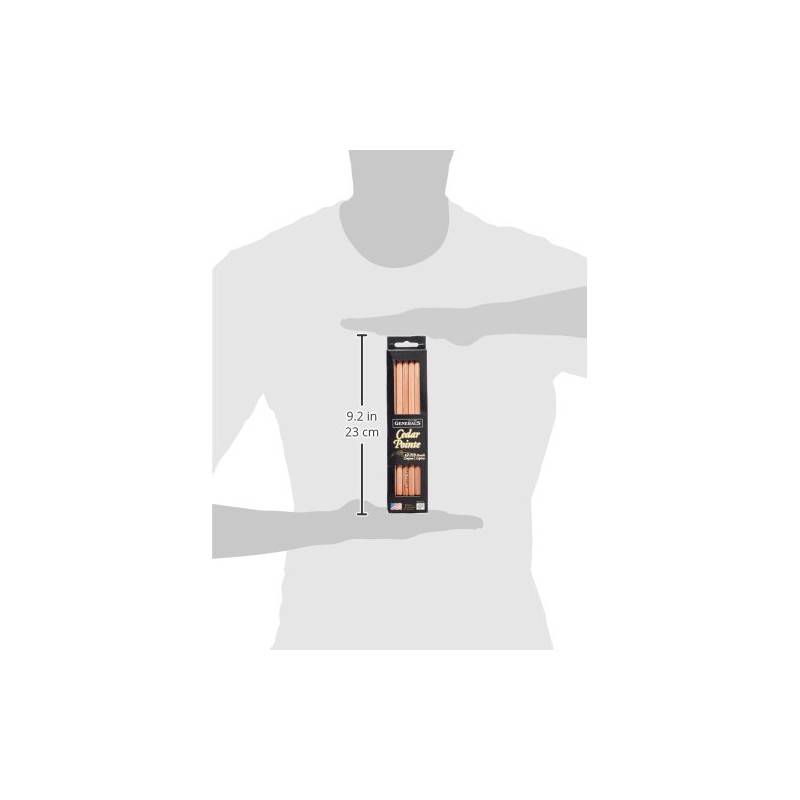 General's Cedar Pointe Extra Soft #1 Pencils 12/Pkg