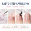 Cosblisvia 6 Sheets 5D Floral nail stickers For Beginners Brides