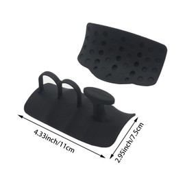 JIUANODD 2025 Upgrade Rypt Grip for Weight Lifting Fingerless Workout Gloves for Men Women, Gryp Weight Grip with Anti-Slip and Sweat-Proof for Gym Grips Training and Exercise - (2 PCS, Black)