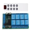 Remote Control Module 8 Channels 433.92MHz Multifunctional 100m Fixed Encoding