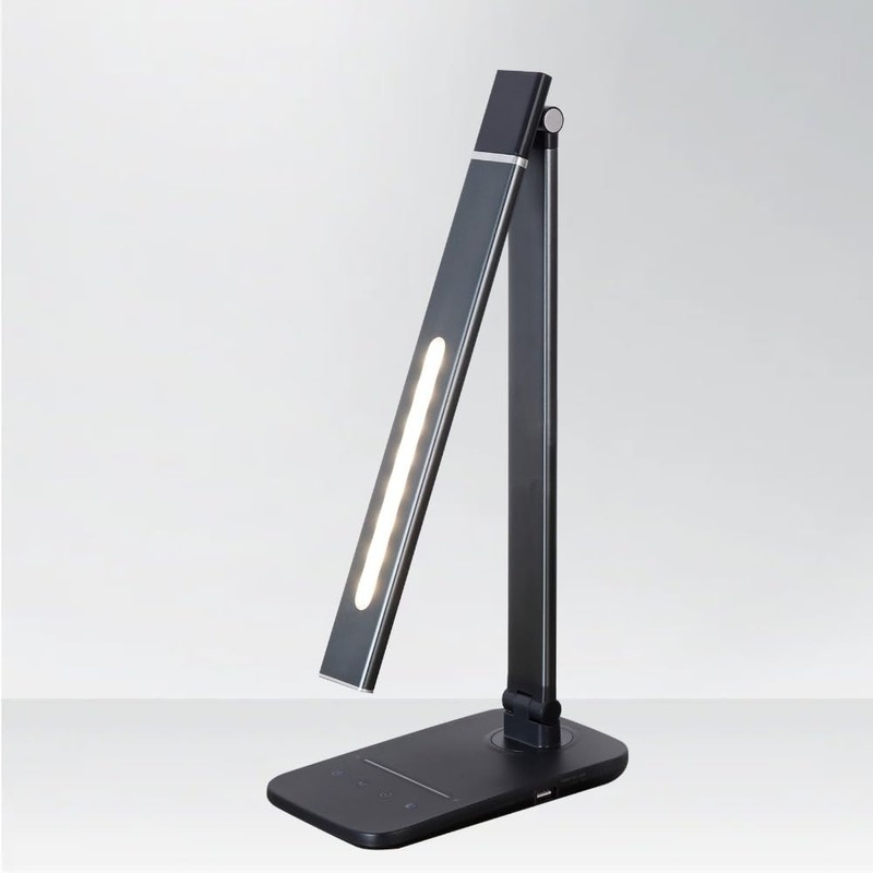 PALANJA Foldable LED Desk Lamp with Timer, Adjustable Arm, Touch